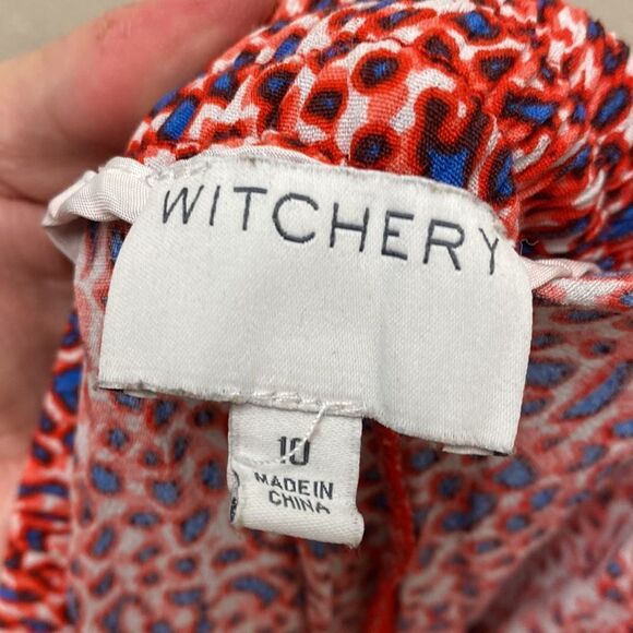 Witchery Leopard Print Shorts Size 10 - Picture 2 of 5